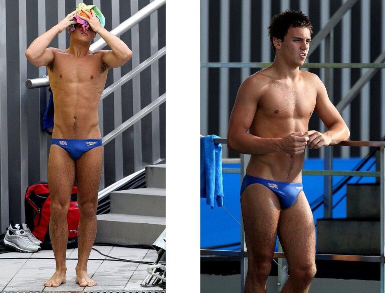 Skin-Tight Unveiling: Dripping Wet Exposes Sensual Speedo Secrets