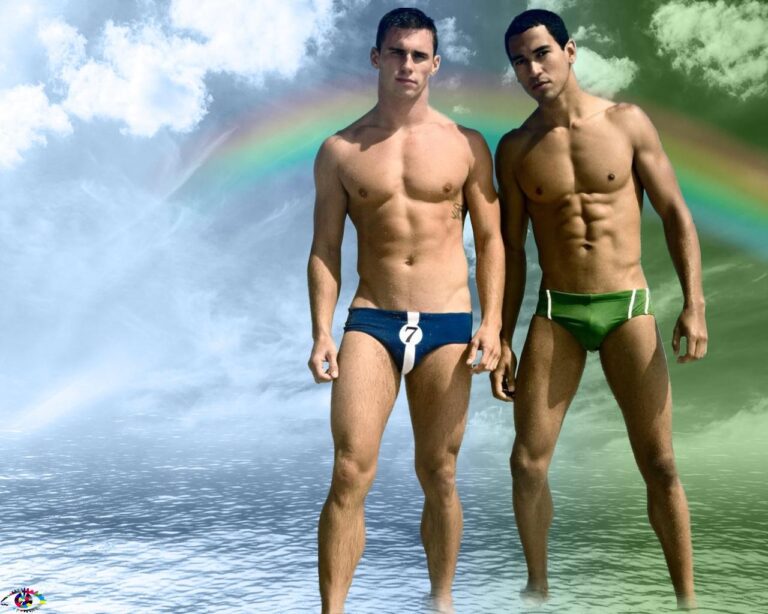Unzip and Dive: The Skin-Tight Allure of Speedos and Bulging Pecs!