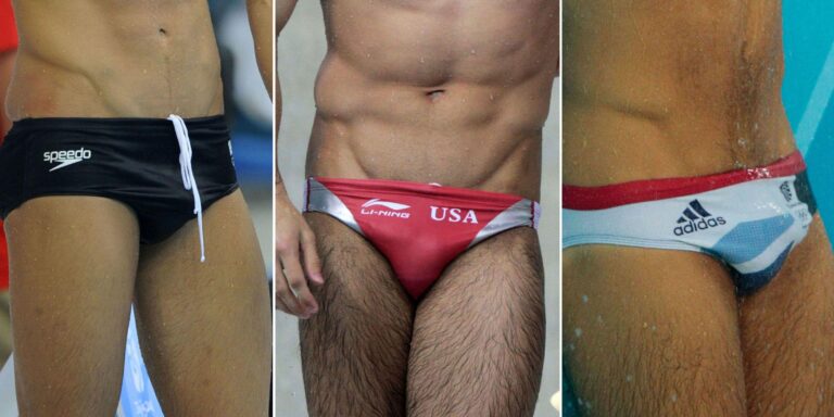Ripped & Wet: Speedos Cling to Every Ridge!