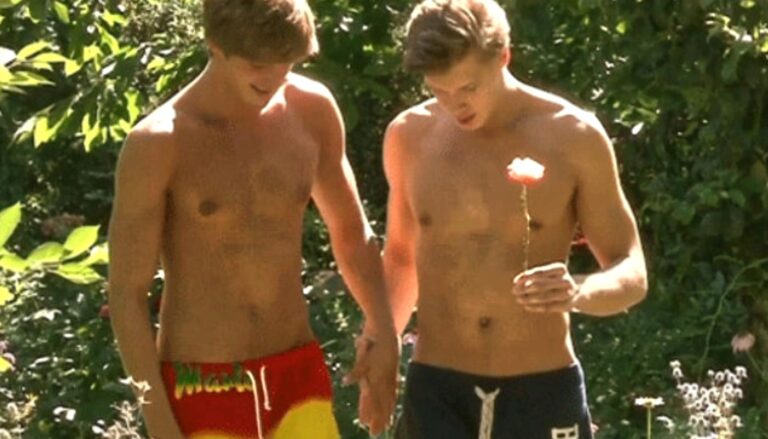 👉 “Packed & Primed: Speedos Unleashed!”  👙

Alternatives:
– “Bulging with Pride: Speedos Uncovered!”
– “Hard Bodies in Hot Lycra: Speedo Secrets!”
– “Wet & Wild: Men in Speedos Revealed!”
– “Barely There: The Thrill of Men in Speedos!